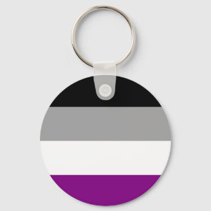 Asexual Flag Key Chain