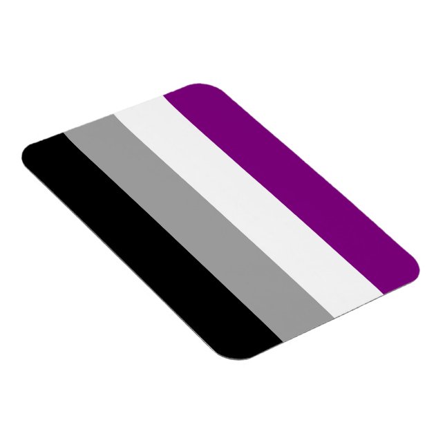 Asexual flag magnet (Right Side)
