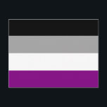 ASEXUAL FLAG ORIGINAL -.png Postcard<br><div class="desc">If life were a T-shirt, it would be totally Gay! Browse over 1, 000 Pride, Culture, Equality, Slang, & Humour Designs. The Most Unique Gay, Lesbian Bi, Trans, Queer, and Intersexed Apparel on the web. Everything from GAY to Z @ http://www.GlbtShirts.com FIND US ON: THE WEB: http://www.GlbtShirts.com FACEBOOK: http://www.facebook.com/glbtshirts TWITTER:...</div>