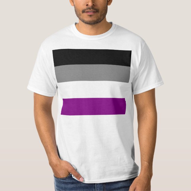 Asexual flag shirt (Front)
