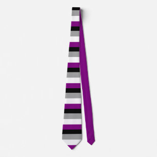 asexual flag tie