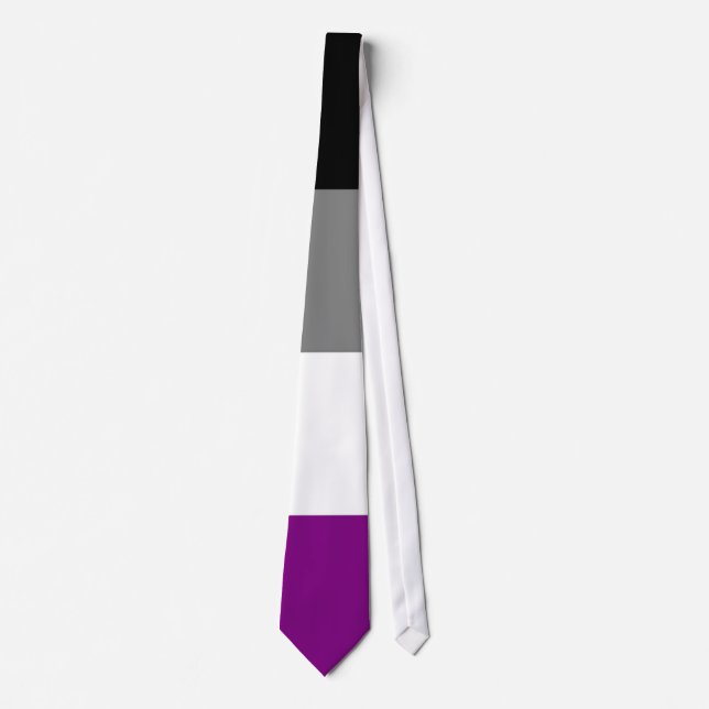 Asexual flag tie (Front)