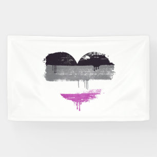 ASEXUAL HEART - ASEXUAL LOVE BANNER