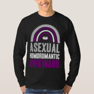 Asexual Homoromantic Awkward Asexual Pride Bohemia T-Shirt