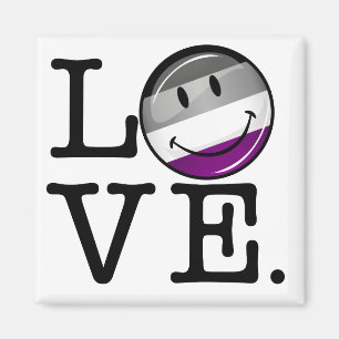 Asexual Love Pride Flag Magnet