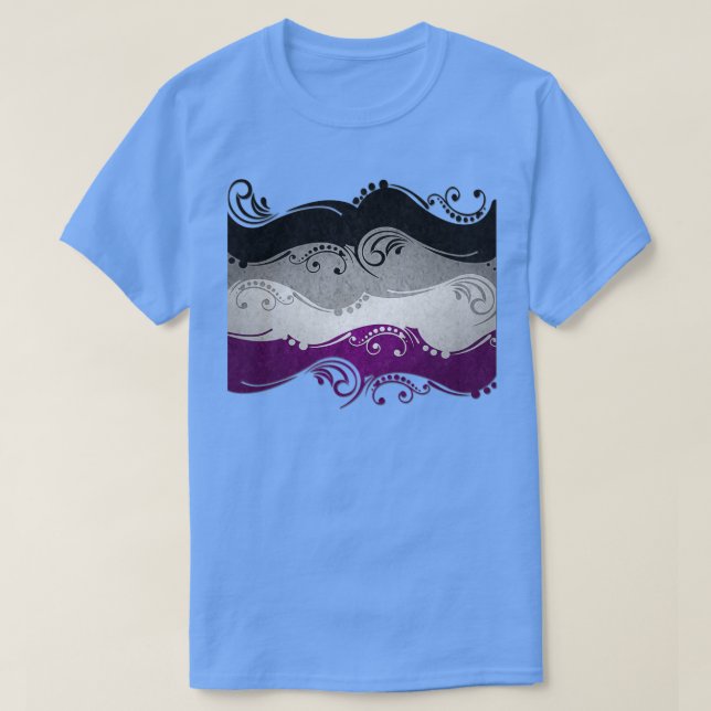 Asexual Ornamental Flag T-Shirt (Design Front)