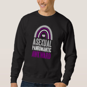 Asexual Panromantic Awkward Asexual Pride Bohemian Sweatshirt