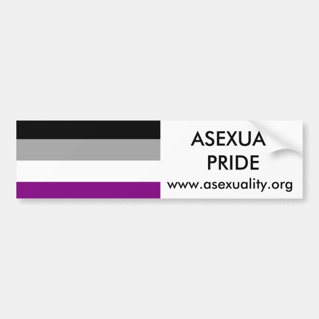 Asexual Pride Bumper Sticker 2 (Front)