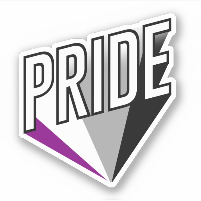 Asexual Pride Burst (Front)