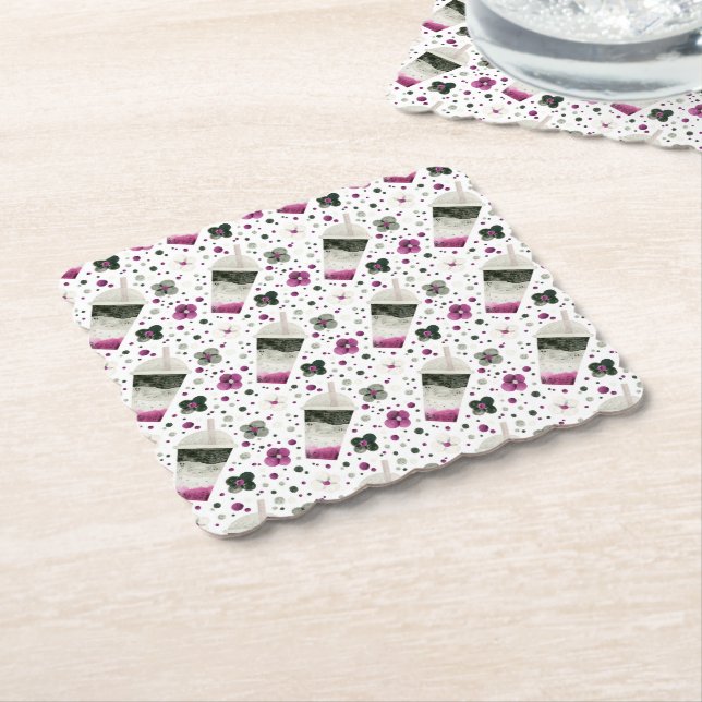 Asexual Pride Coasters (Angled)