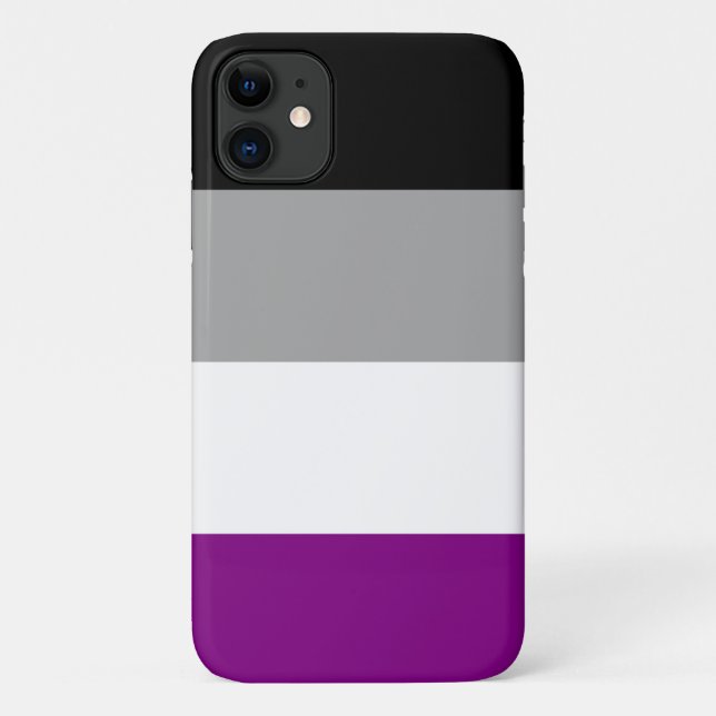 Asexual Pride Flag Case-Mate iPhone Case (Back)