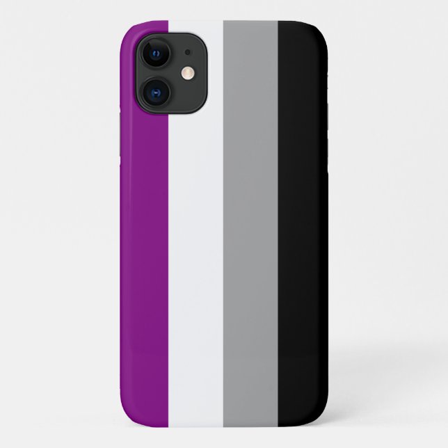 Asexual Pride Flag Case-Mate iPhone Case (Back)