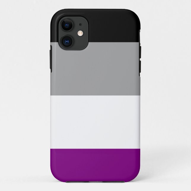 Asexual Pride Flag Case-Mate iPhone Case (Back)