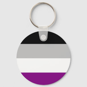 Asexual Pride Flag Key Ring