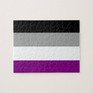 Asexual Pride Flag LGBTQ Jigsaw Puzzle