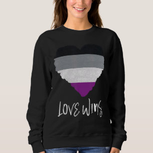 Asexual Pride Flag Love Wins Asexual 1 Sweatshirt