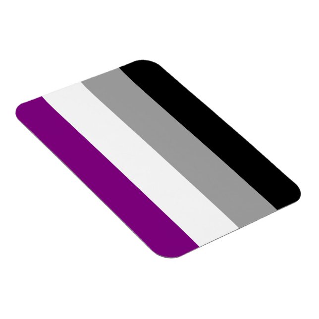 Asexual Pride Flag Magnet (Right Side)