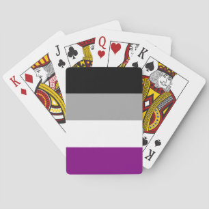 Asexual Pride Flag Playing Cards