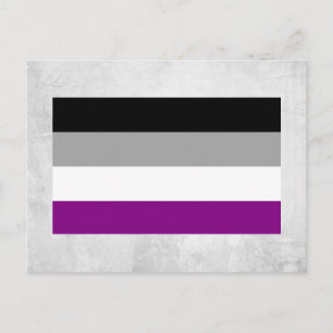 Asexual Pride Flag Postcard
