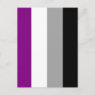 Asexual Pride Flag Postcard