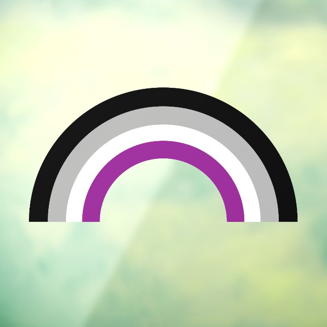 Asexual Pride Flag Rainbow Personalised (Sheet 3)
