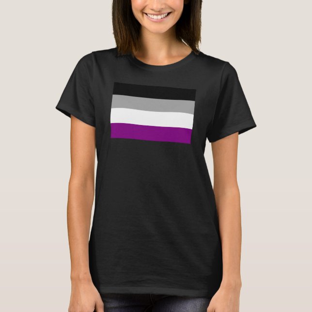 Asexual Pride Flag T-Shirt (Front)