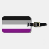 Asexual Pride Luggage Tag