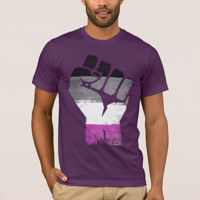 Asexual Pride Resistance T-Shirt (Front)