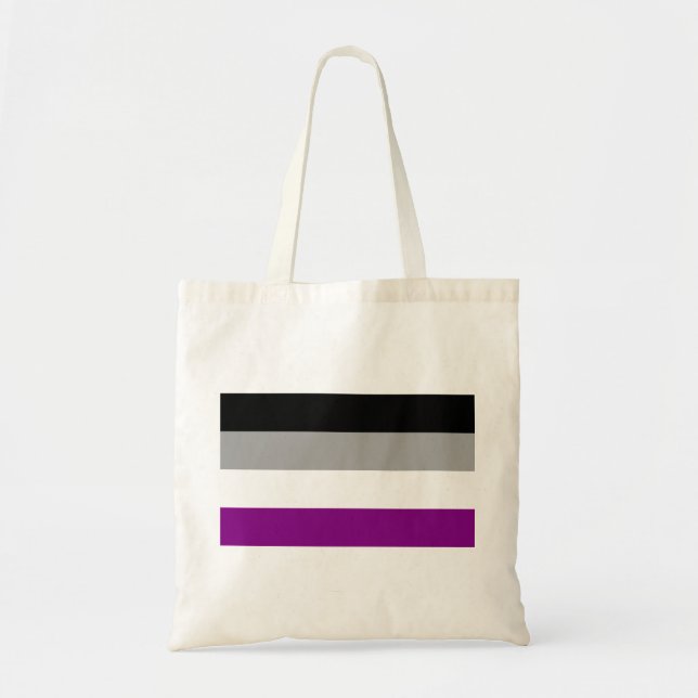 Asexual Pride Tote Bag (Front)
