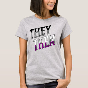 Asexual Pronouns They Them T-Shirt