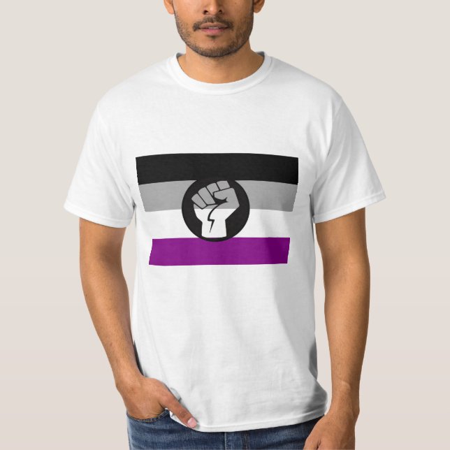 Asexual Protest Flag T-Shirt (Front)