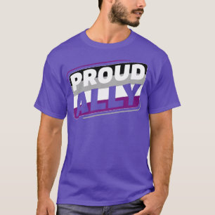 Asexual Proud Ally LGBT Ace Pride Flag T-Shirt
