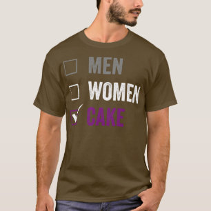 Asexual Rather Eat Cake Ace Asexual Pride LGBTIA T-Shirt
