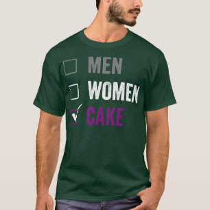 Asexual Rather Eat Cake Ace Asexual Pride LGBTIA T-Shirt