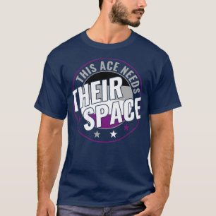 Asexual This Ace Needs Their Space Funny LGBT T-Shirt