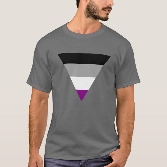 Asexual Triangle Pride T-Shirt (Front)