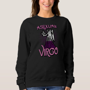 Asexual Virgo Zodiac Sign Birthday Horoscope Lgbtq Sweatshirt