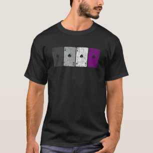 Asexuality Pride Funny Playing Cards Ace Flag LGBT T-Shirt