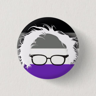Asexuals for Bernie Sanders 3 Cm Round Badge