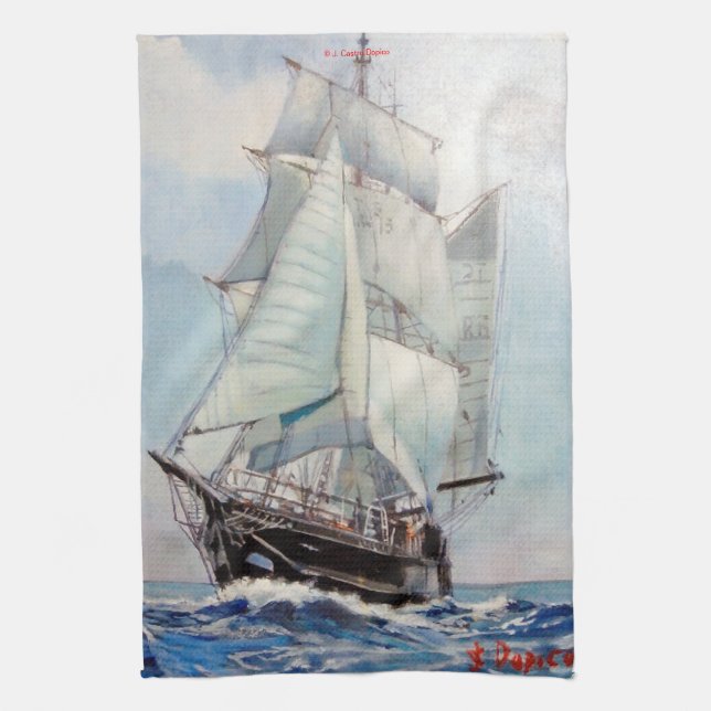 Asgard II Tea Towel (Vertical)