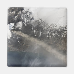 Ash and steam continue billowing magnet