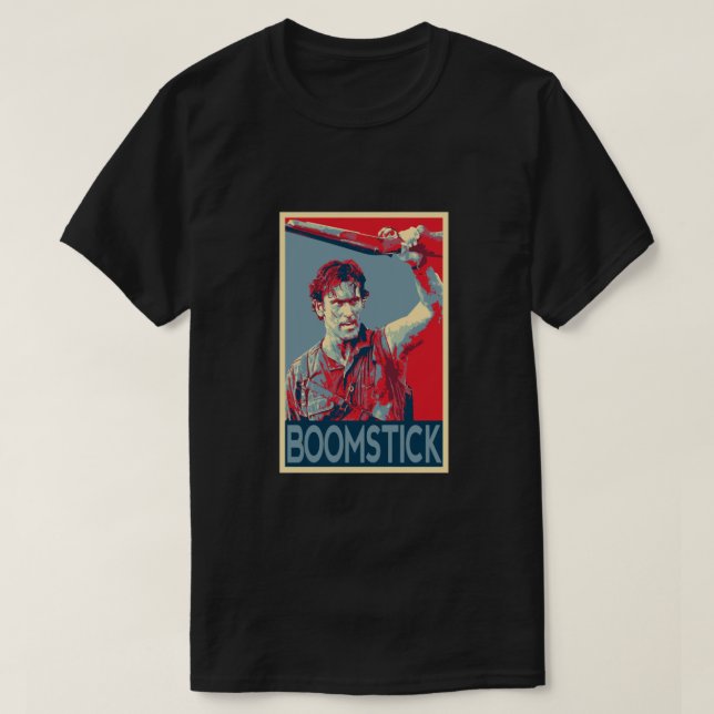 Ash Boomstick Evil Dead and Army of Darkness Class T-Shirt (Design Front)