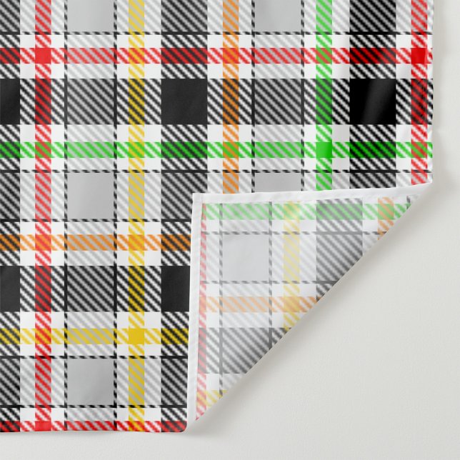 Ash Gray Black Multicolour Flannel Plaid Tartan Tapestry (Creator Uploaded)