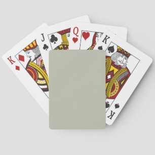 Ash Grey BABDAB Colour - With an Option to Add Nam Playing Cards
