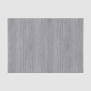 Ash Grey Bamboo Wood Grain Look Tissue Paper
