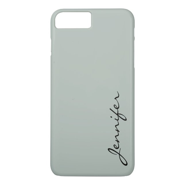 Ash grey colour background Case-Mate iPhone case (Back)