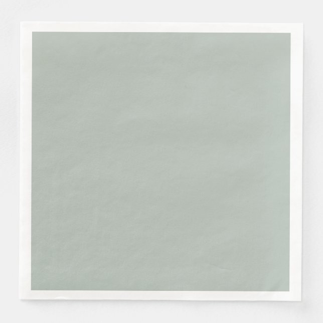 Ash Grey Dinner Paper Napkin (Front)