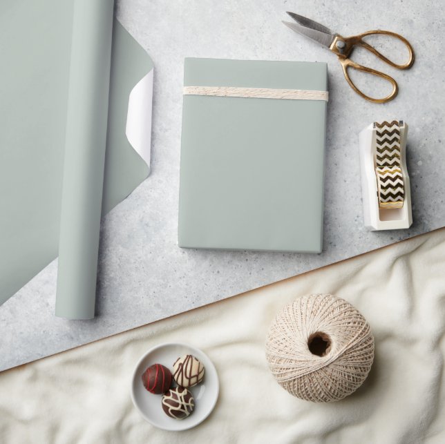 Ash Grey Matte Wrapping Paper (Crafts)