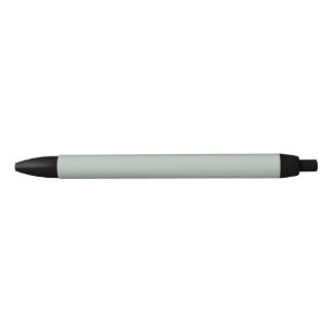 Ash grey (solid colour) black ink pen