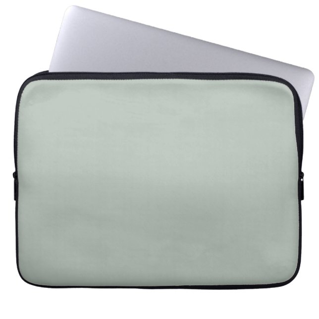 Ash grey (solid colour) laptop sleeve (Front)